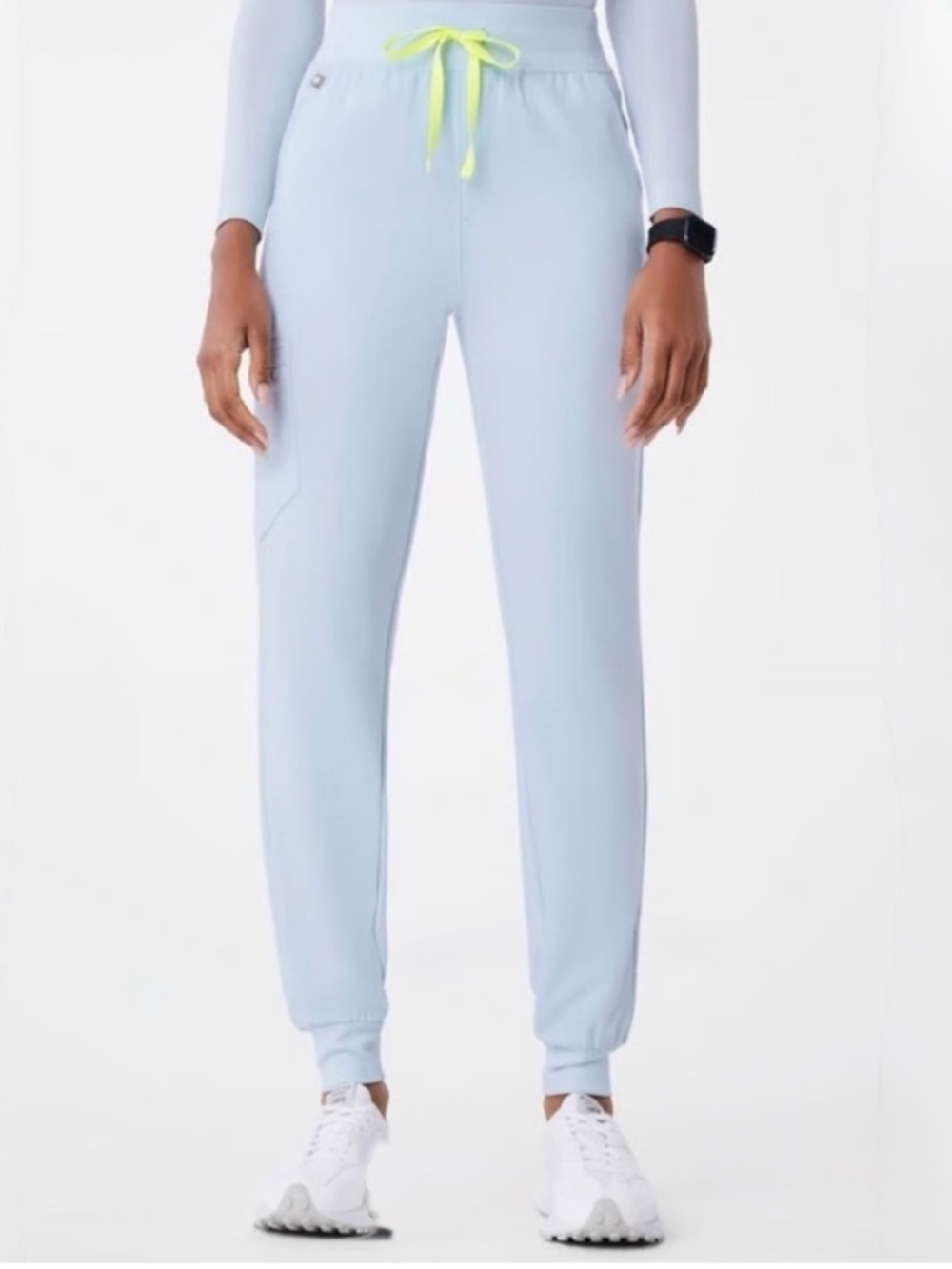 Figs Zamora Sky Blue Scrub Pants